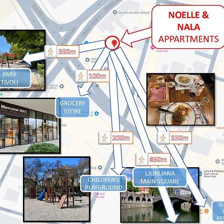 Noelle Apartment Liubliana Exterior foto